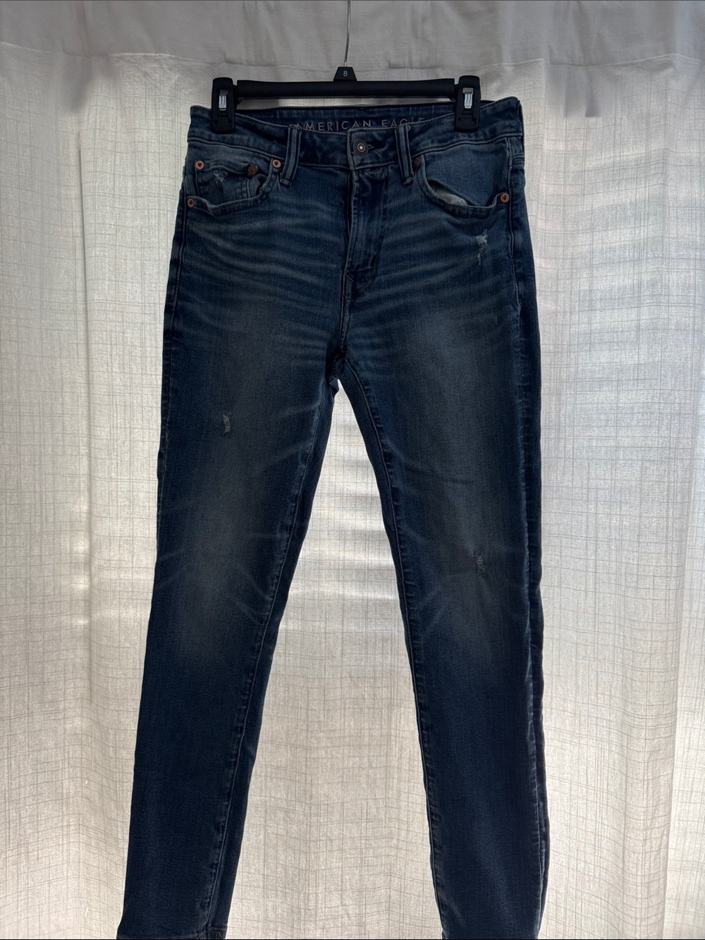 American Eagle Outfitters Men's Dark Indigo Skinny Jeans